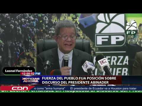 Leonel Fernández fija posición sobre dos años de Gobierno del Presidente Abinader
