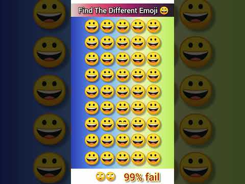 Find The Different Emoji 🙄🙄#quiz #shorts #ytshorts