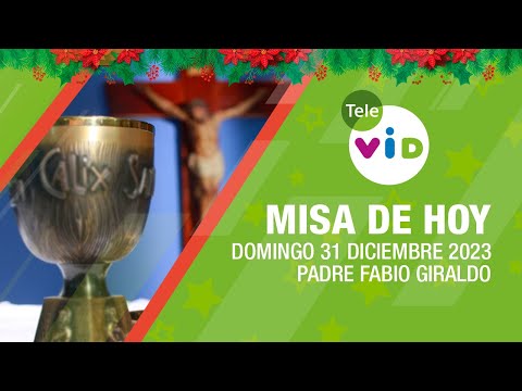 Misa de hoy  Domingo 31 Diciembre de 2023, Padre Fabio Giraldo #TeleVID #MisaDeHoy #MisaFinAño2023