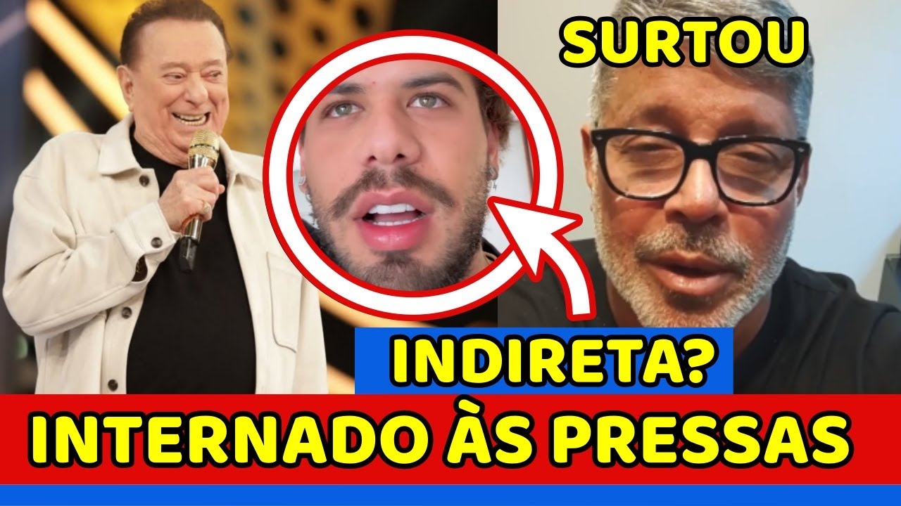 📛Raul Gil INTERNADO; É FELIPE CONFESSA SAUDADE de Virgínia DEPOIS DELA APARECER COM VINI JR;