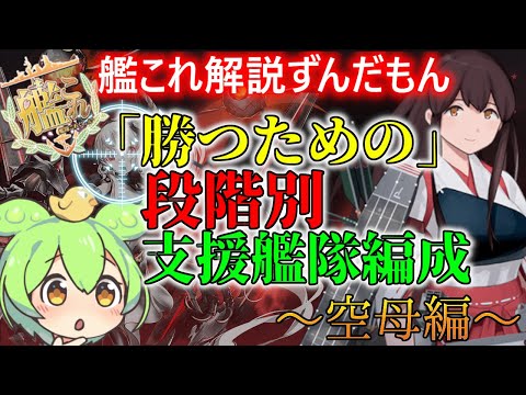 【#艦これ】失敗できない！支援艦隊の段階別組み方～空母編～【KanColle】