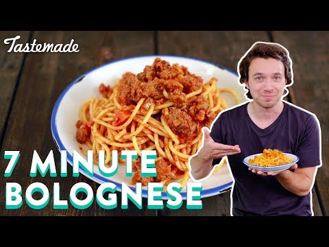 Delicious Bolognese In 7 Minutes | Frankie Celenza