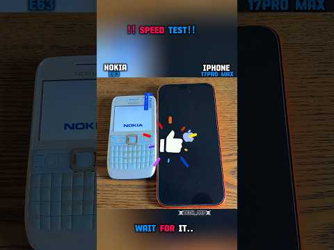 ⚡🚀 NOKIA E63 VS IPHONE 17PRO MAX <strong>SPEED</strong> <strong>TEST</strong>!!