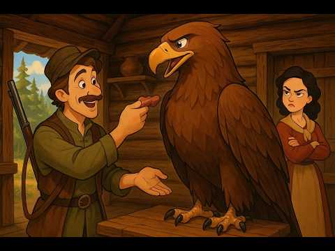 ზღაპარი მონადირისა და დიდი არწივისა - მრავალხმიანი ილუსტრირებული ქართული #ხალხური ლეგენდა #გასართობი