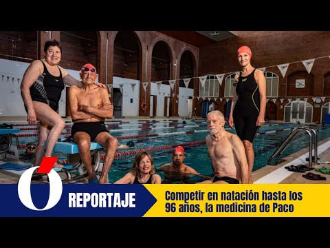 Competir en natación hasta los 96 años, la medicina de Paco