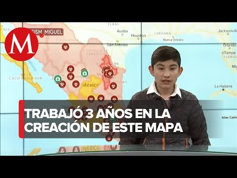 Mapa interactivo muestra casos de Covid-19 en México