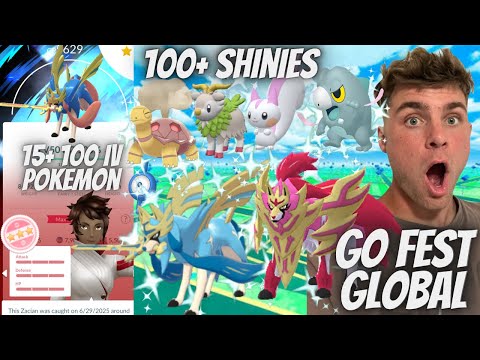 ホビーの動画サムネイル - ✨I Caught OVER 100 SHINY Pokemon During Pokemon Go Fest Global But THIS WAS THE BEST ONE!✨