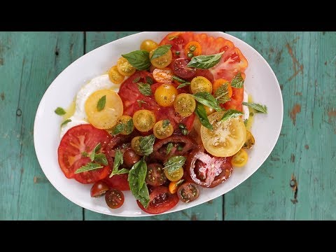 Tomato Salad with Chile-Ginger Yogurt- Everyday Food with Sarah Carey