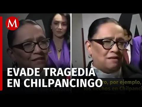 Rosa Icela Rodríguez se deslinda del asesinato del alcalde de Chilpancingo