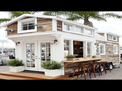 Beautiful little house on wheels on a beach in South America that everyone will love