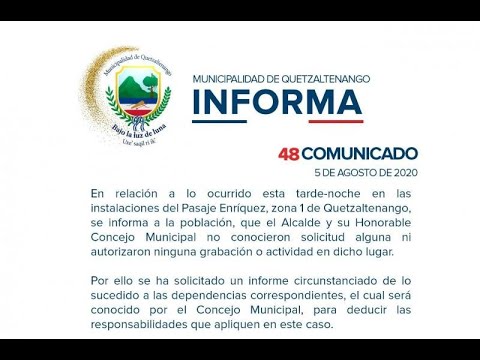 Municipio rechazó permiso para actividad en Quetzaltenango