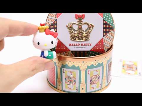 Hello Kitty Trump Tin Baked Goods with Hello Kitty Figure and Sticker