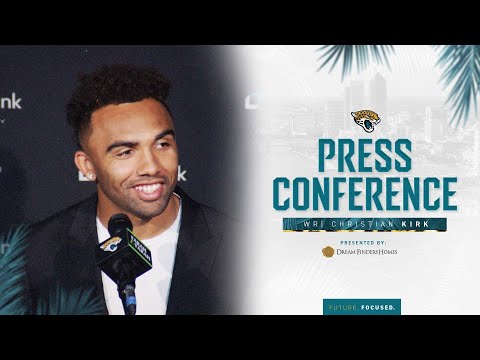 Kirk: "Just ready to get to work with him" | Intro Press Conference | Jacksonville Jaguars video clip 