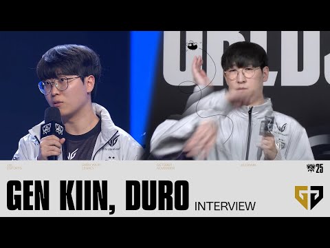 GEN Kiin, Duro 인터뷰 | 스위스 Day4 | 2025 월드 챔피언십