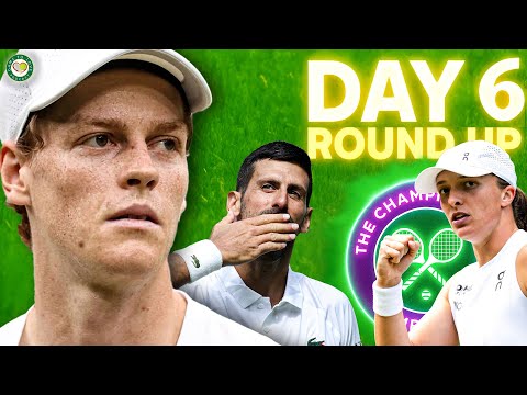 Sinner NEW RECORD! Djokovic 100 WINS! Swiatek DOMINANT! | Wimbledon 2025 Day 6 | GTL Tennis Podcast
