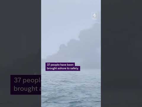 Oil tanker and cargo vessel collide in the North Sea