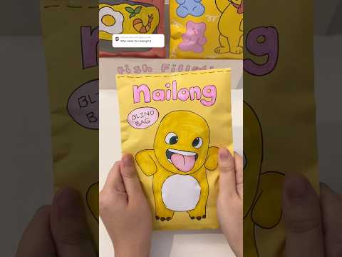 Nailong blind bag opening! #nailong #diy #paper #blindbag #asmr #unboxing