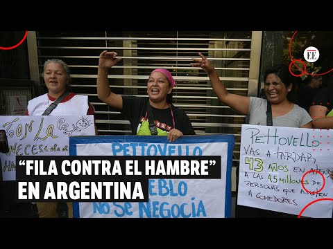 Ministra argentina se ofreció a atender a los hambrientos; ellos llegaron en masa | El Espectador