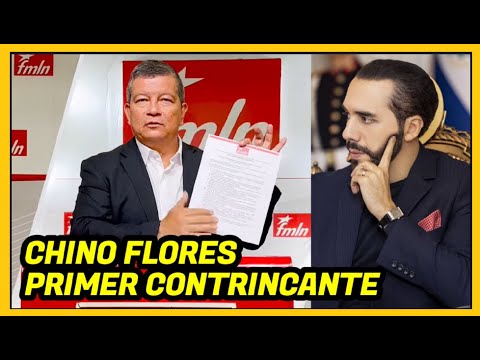 Chino Flores se inscribe para candidato fmln 2024 | Fake de medios de oposición