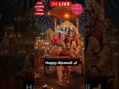 #happy dipawali ram ji ghar aa rahe h 🪔🌸 #ramji #hanumanji #happydipawali