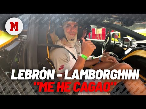 Juan Lebrón, tras su 'paseo' en un Lamborghini en Imola: Me he cagao I MARCA