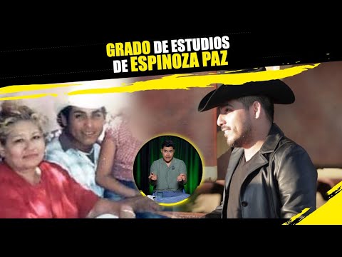 Este es el GRADO DE ESTUDIOS que tiene ESPINOZA PAZ