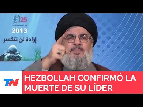 Hezbollah confirmó la muerte de su líder Hasán Nasralá tras un bombardeo del ejército israelí