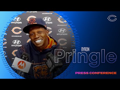 Byron Pringle introductory press conference | Chicago Bears video clip