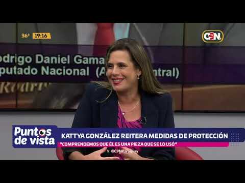 Kattya González reitera medidas de protección