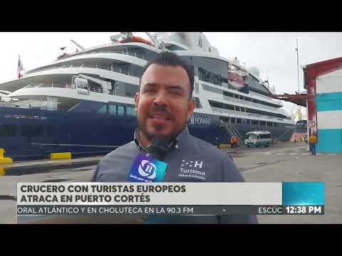ON MERIDIANO l Crucero con turistas europeos ha atracado en Puerto Cortés