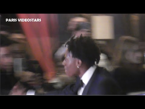 SPEED IShowSpeed arrival @ Ballon d'Or trophy awards 28 october 2024 Paris France Football