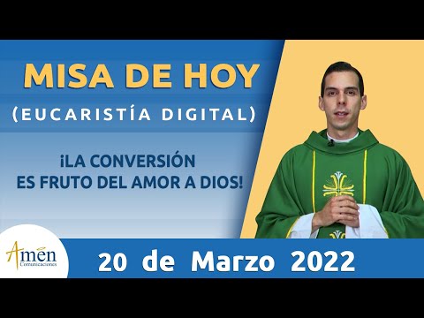 Misa de Hoy Domingo 20 de Marzo 2022 l Eucaristía Digital | Padre Carlos Yepes | Católica | Dios