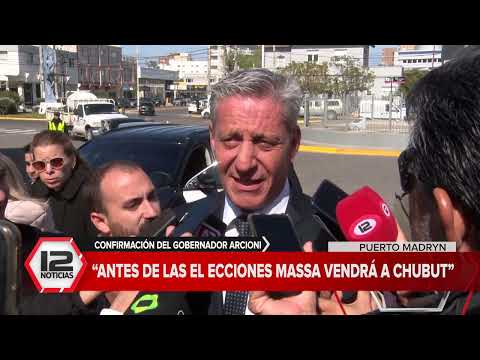 CHUBUT | El gobernador confirmó la visita del candidato a Presidente Sergio Massa antes del balotaje