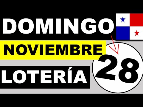 Resultados Sorteo Loteria Domingo 28 de Noviembre 2021 Loteria Nacional de Panama Dominical Que Jugo