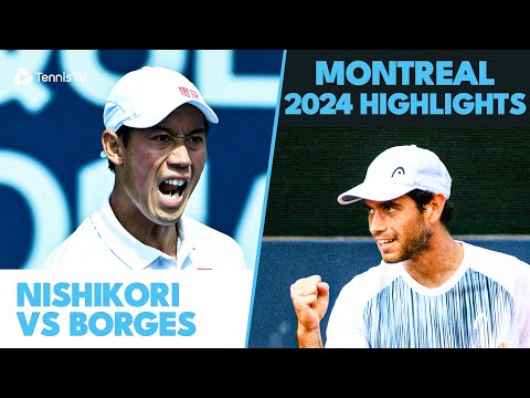 Kei Nishikori Continues Winning Form vs Nuno Borges | Montreal 2024 Highlights