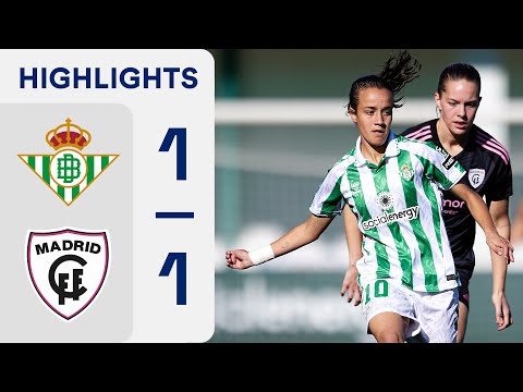 REAL BETIS FÉMINAS 1 - 1 MADRID CFF | RESUMEN LIGA F