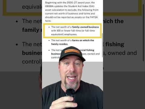 The College Investor | Do you report your small business on the 2026-27 FAFSA?