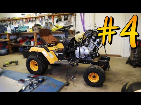 600cc Moottori Ruohonleikkuriin #4 | Sähköjä & Askartelua