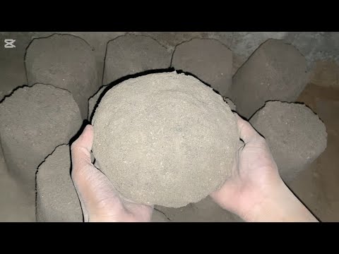 Grainy Brown Texture 🤎 Dry Floor Crumbling 😋 Little hard texture 