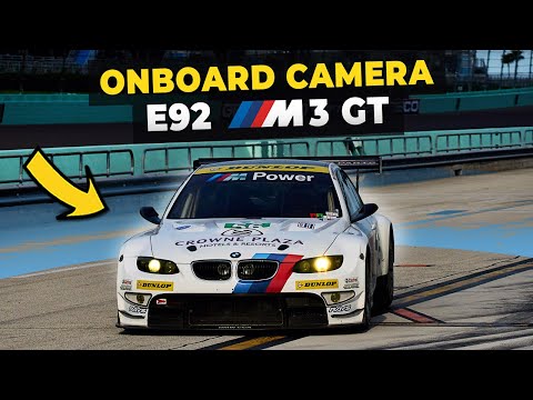Ride Along in the BMW E92 M3 GT Racing Car