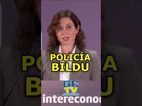 Seguridad y Orden Público a los pies de BILDU Ayuso #pp #bildu #psoe #vox #sumar #podemos