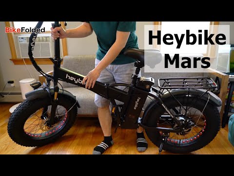 Heybike Mars Folding Fat-Tire Electric Bike Unboxing