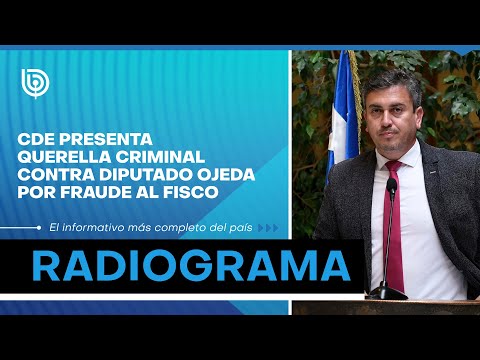 CDE presenta querella criminal contra diputado Ojeda por fraude al Fisco