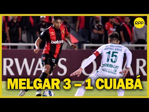 Melgar derrotó 3-1 a Cuiabá y clasificó a los octavos de la Copa Sudamericana