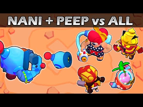 NANI + Peep VS Todos | 1 vs 1 | El nuevo brawler más fuerte