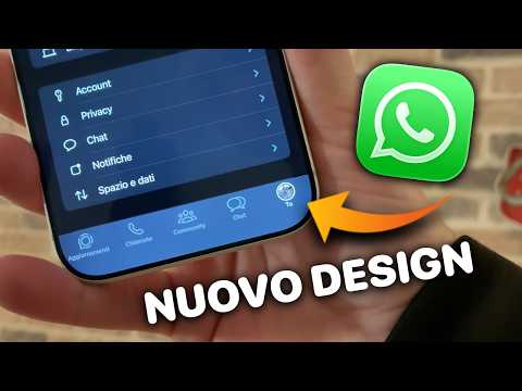 WhatsApp CAMBIA LOOK per tutti! 🚨 Addio Impostazio &hellip;