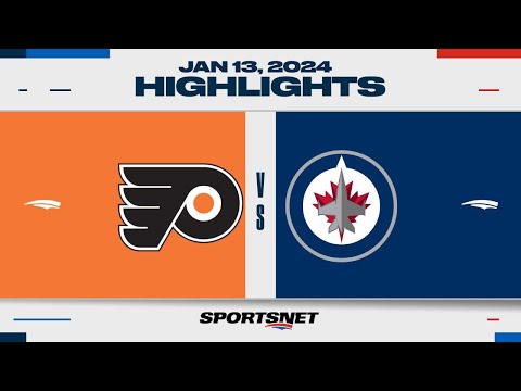 NHL Highlights | Flyers vs. Jets - January 13, 2024
