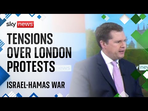 Israel-Hamas war: Tensions between Home Office and Met Police over protests