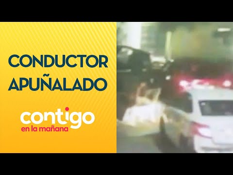 IMÁGENES IMPACTANTES: Apuñalan a conductor tras encerrona en La Cisterna - Contigo en la Mañana