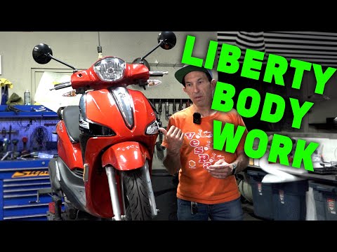 How to Remove & Install Body Work on Piaggio Liberty Scooters